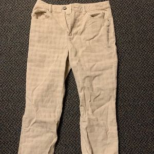 White and Cream Jeans